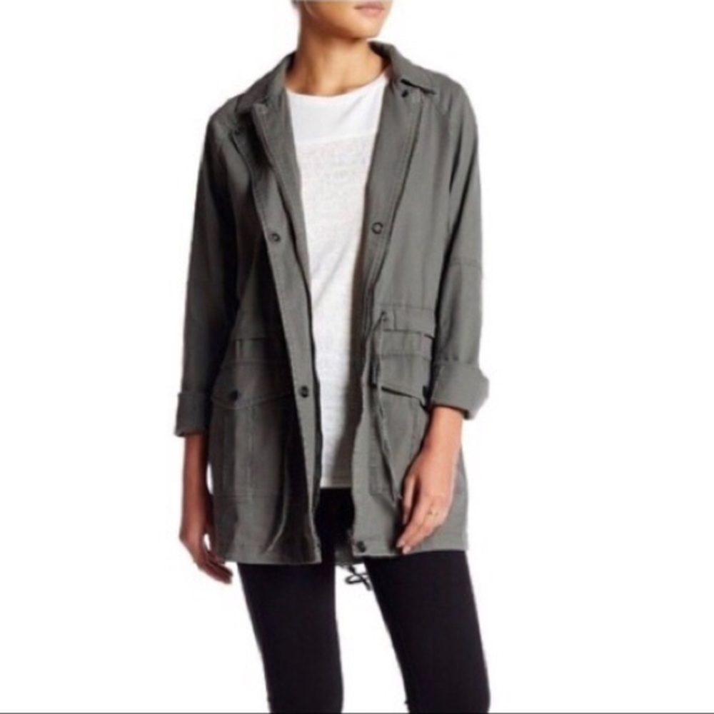 Sanctuary Olive Utility Anorak Jacket - Picture 13 of 13